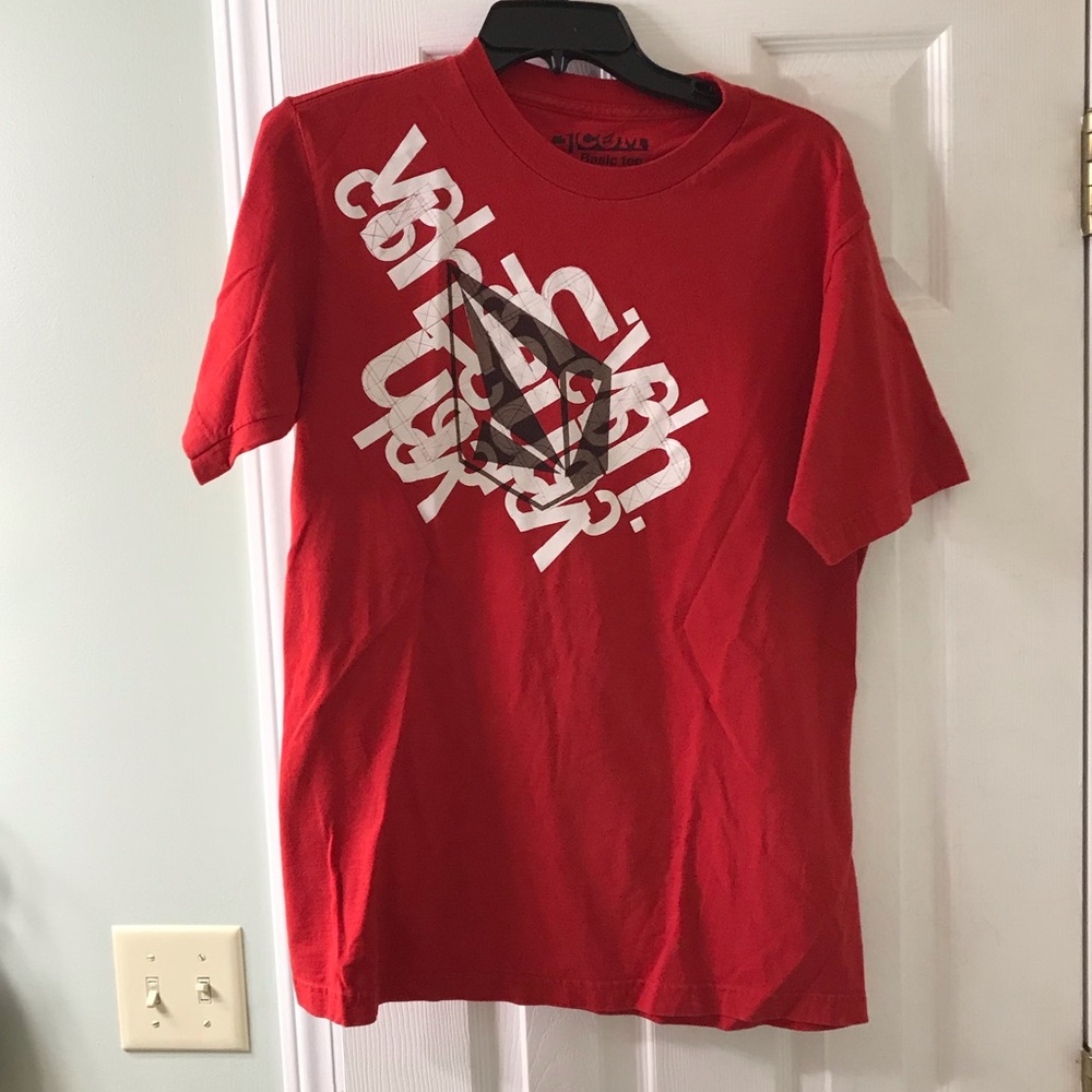 Volcom Men’s Medium Red Graphic T Shirt